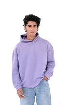 Lilac purple Over size Hoodie