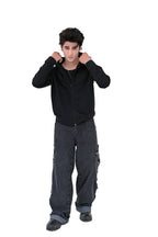 Jet Black Zipper Hoodie