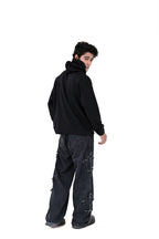 Luxe Comfort Black over size Hoodie