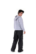 H-Grey Zipper Hoodie