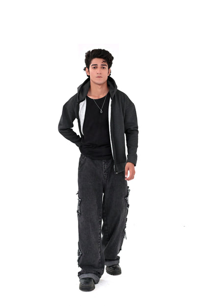 CharCoal Zipper Hoodies