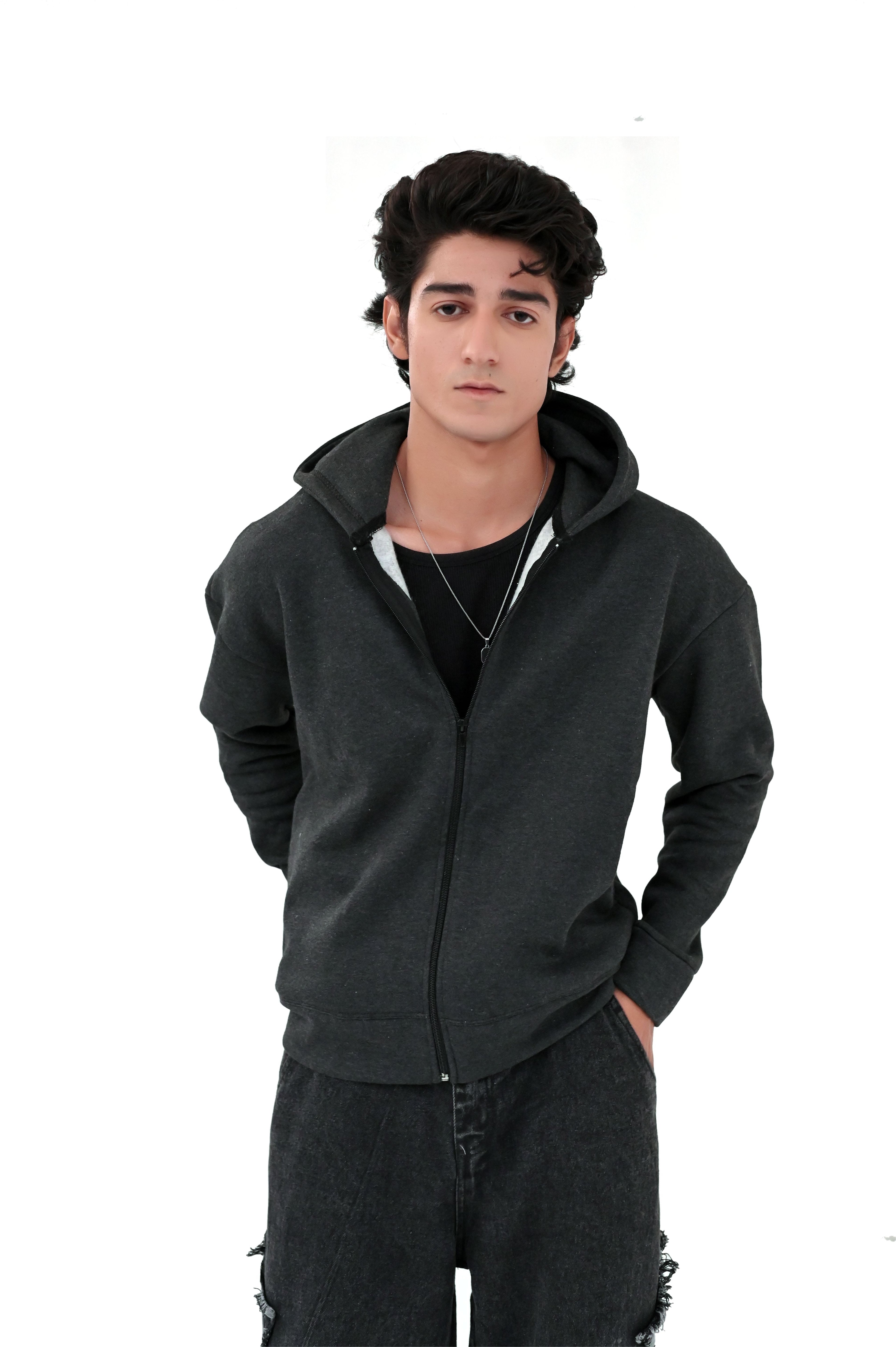 CharCoal Zipper Hoodies
