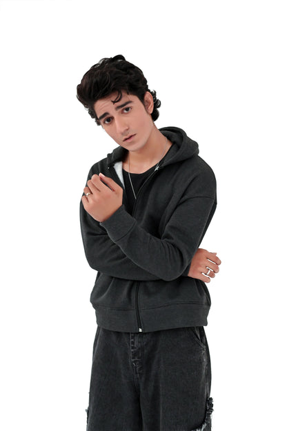 CharCoal Zipper Hoodies