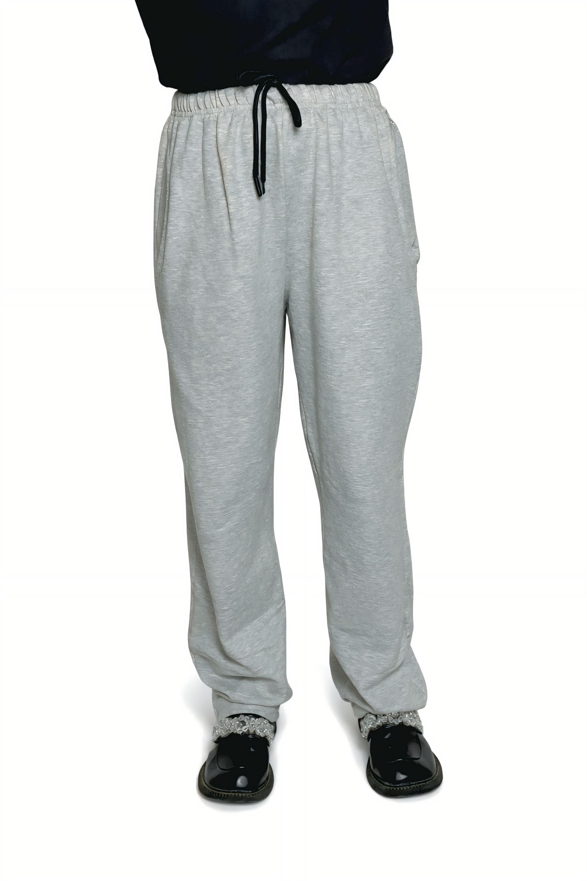 Straight leg Trousers |H-GREY