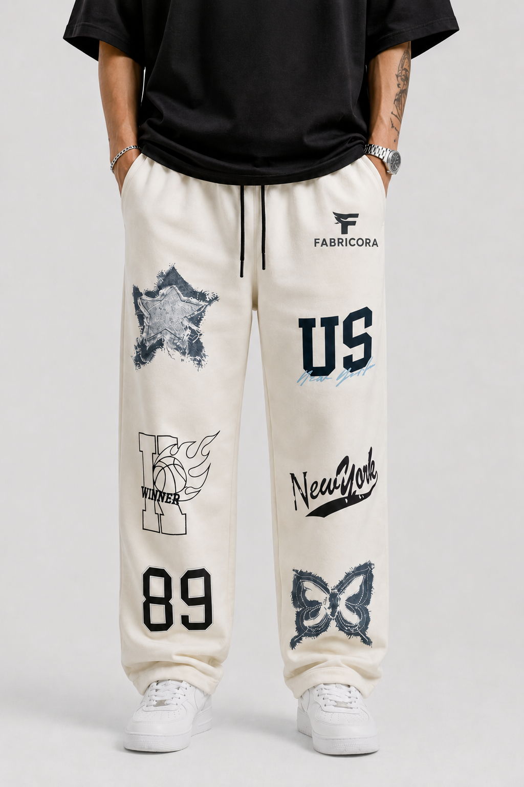New York Graphic Sweatpants – Off White
