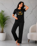 Moon Butterfly PYJAMAS SETS .| Black | RED |BROWN Multi colours