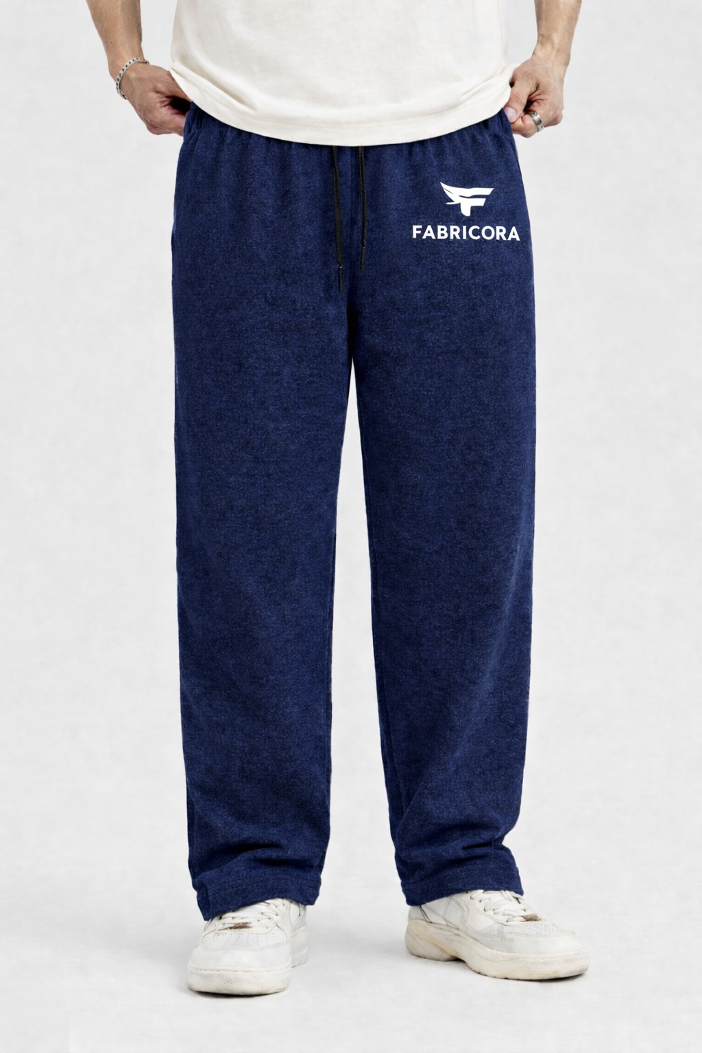 Sweatpants | Melange Navy Blue