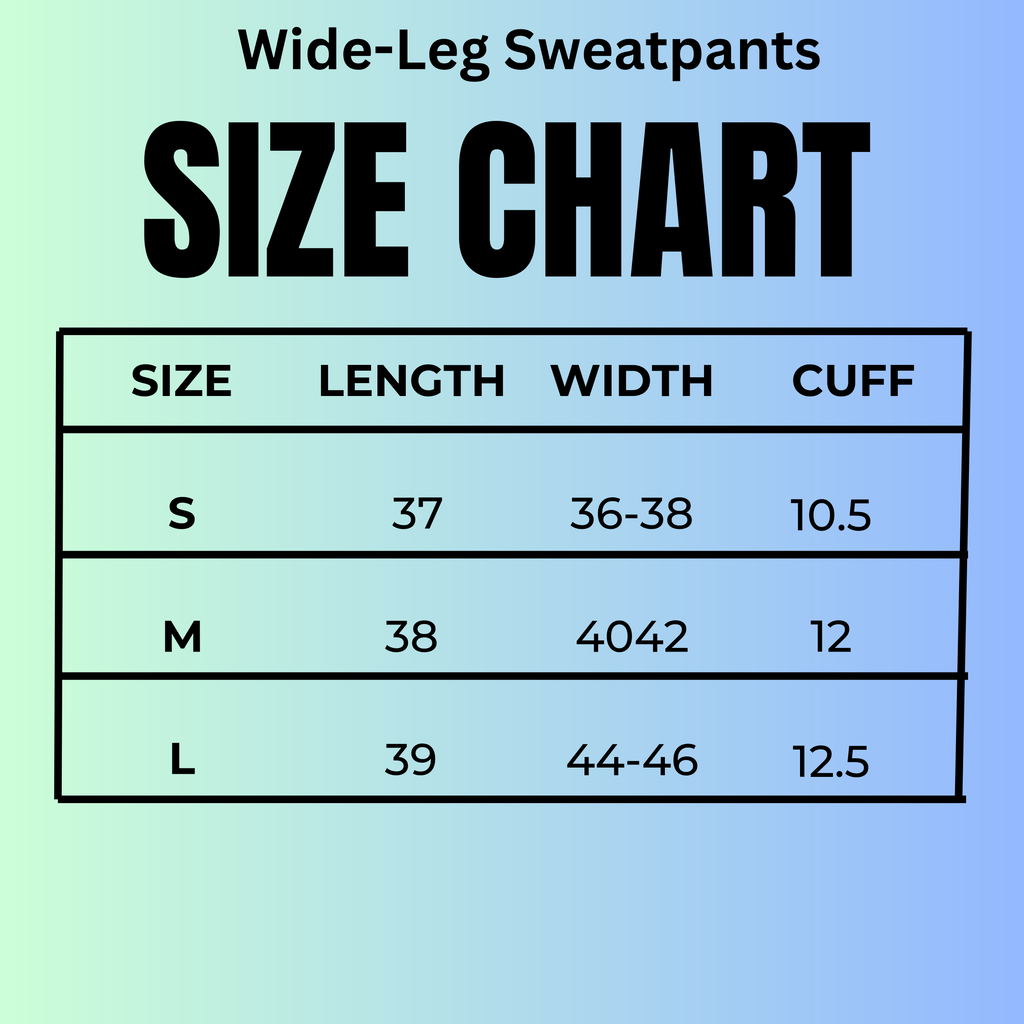 MINT GREEN |Wide-Leg Sweatpants