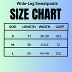 MINT GREEN |Wide-Leg Sweatpants