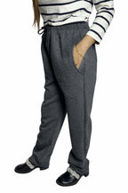 Straight leg Trousers |Charcoal