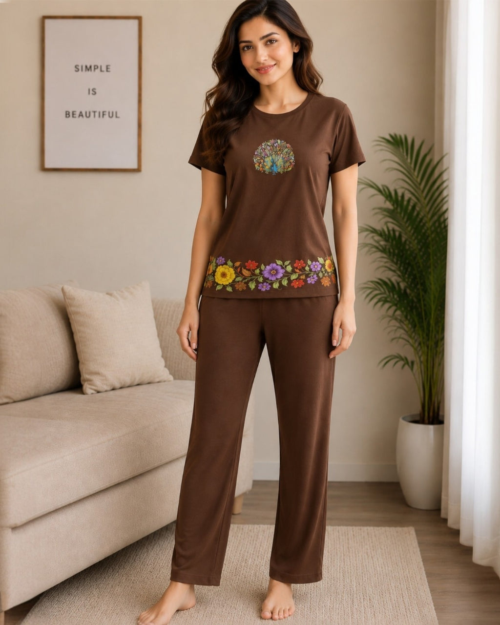 Floral Elegance  PYJAMAS SETS | Multi Colours