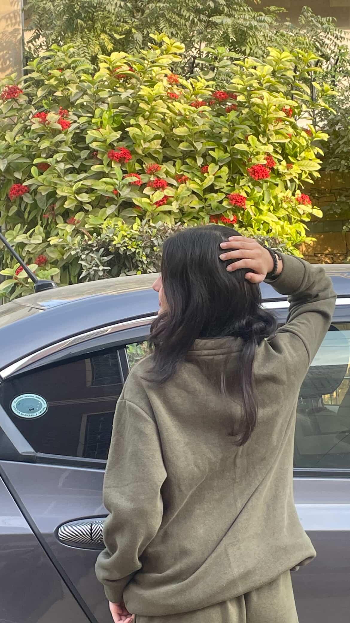 Khaki Green Sweetshirt Pajama suit