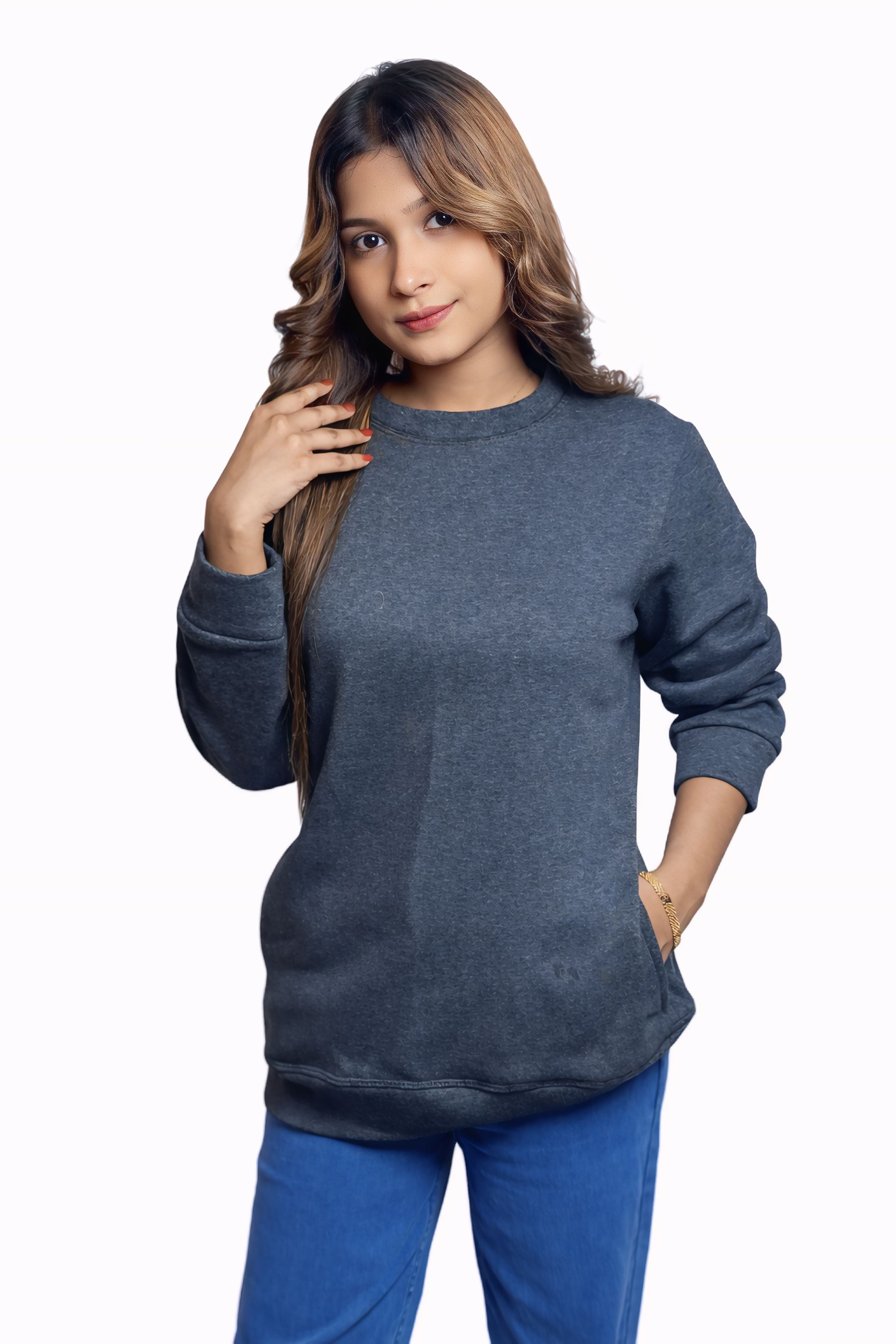 Sweetshirt |Navy Blue