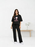 Coffee PYJAMAS SUIT | Black