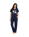 FLORAL: PYJAMAS SETS| Navy blue