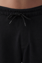 BLACK Wide-Leg Sweatpants