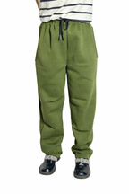 Straight leg Trousers|Khaki Green