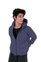 Navy Blue Zipper Hoodies