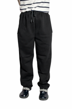 Straight leg Trousers|Black