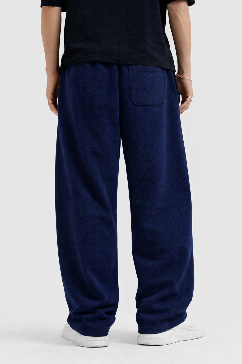 Sweatpants | Melange Navy Blue