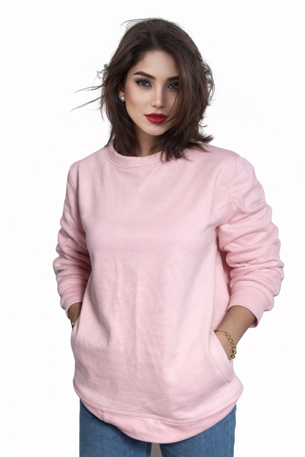 Sweetshirt|Baby Pink