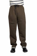 Straight leg Trousers|Brown