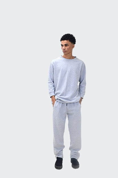 H-Grey Sweetshirt Pajama suit